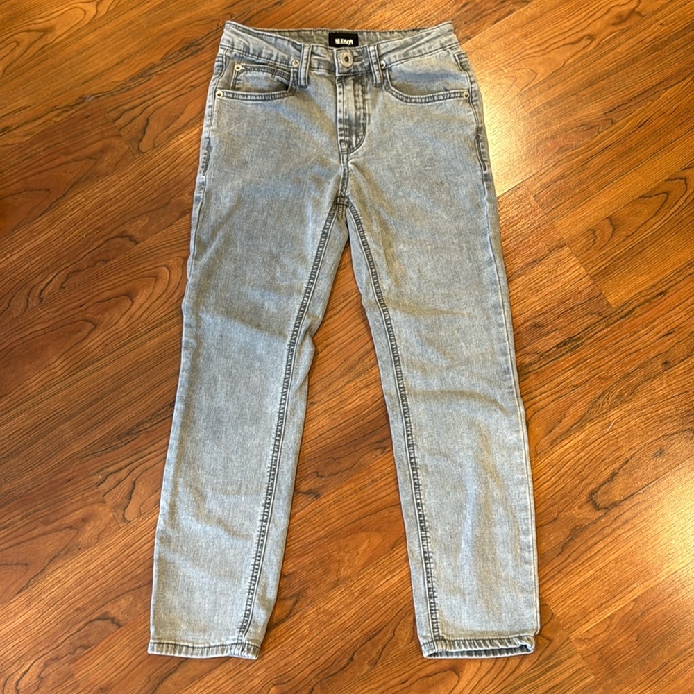 Boys Grey Hudson Jeans Size 8
